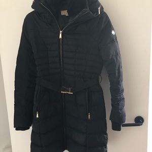Michael Kors Faux Fur Lined Hood Puffer Coat